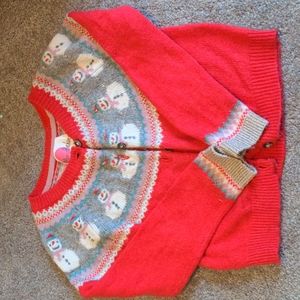 Mini Boden Christmas sweater 3-4